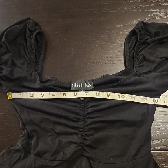 Dolls Kill Chasin Rainbows Mini Dress by Current Mood, Black Small - Picture 8 of 12